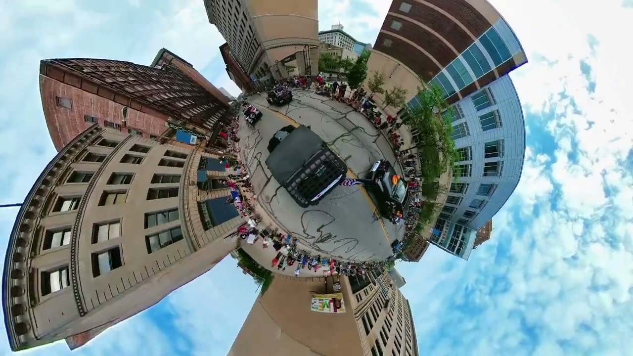 Toledo Jeep Fest 2023. Directions Credit Union group. Shot with Insta360 X2 1080P.
